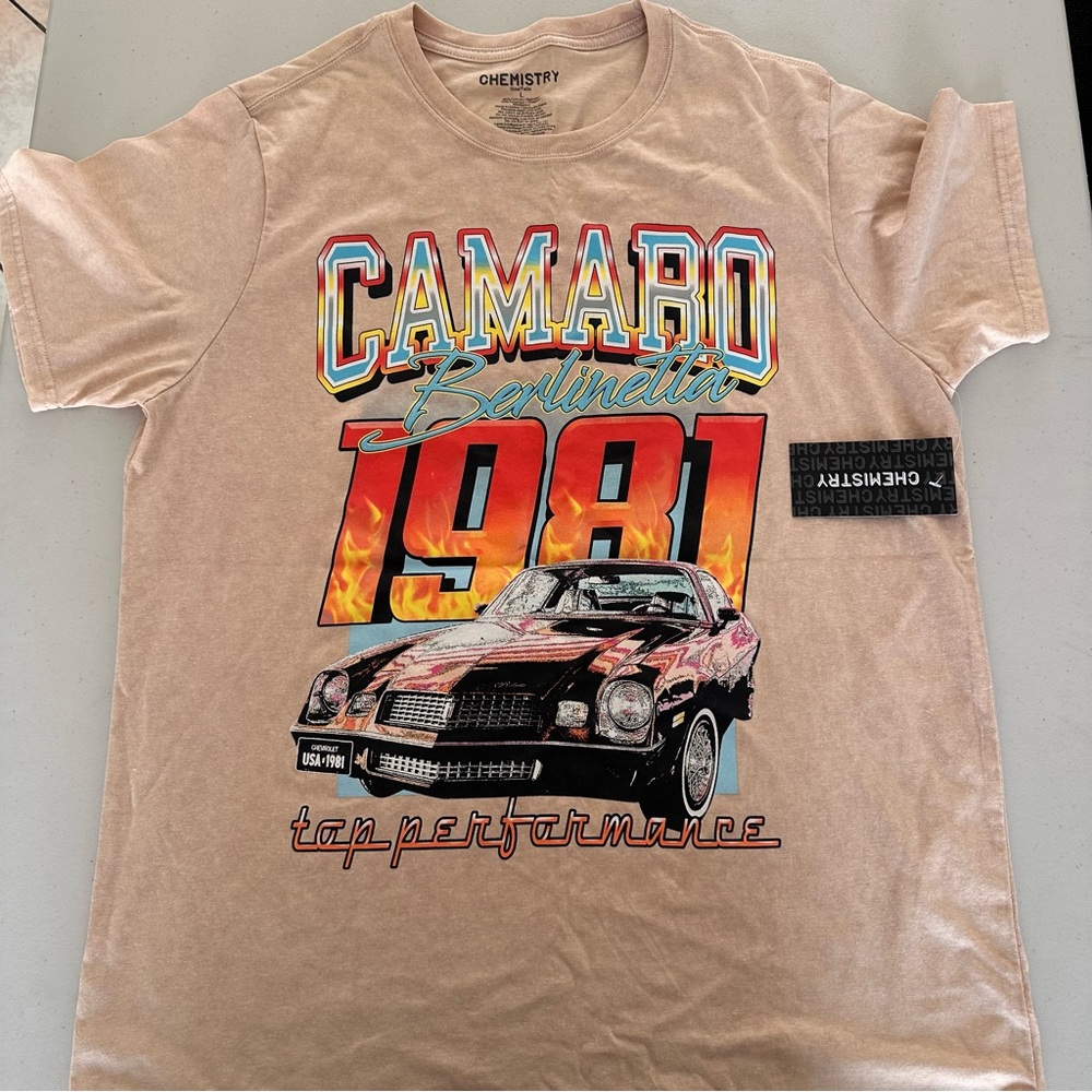 Chemistry Mens Camaro 1981 Berlinetta Graphic T-Shirt